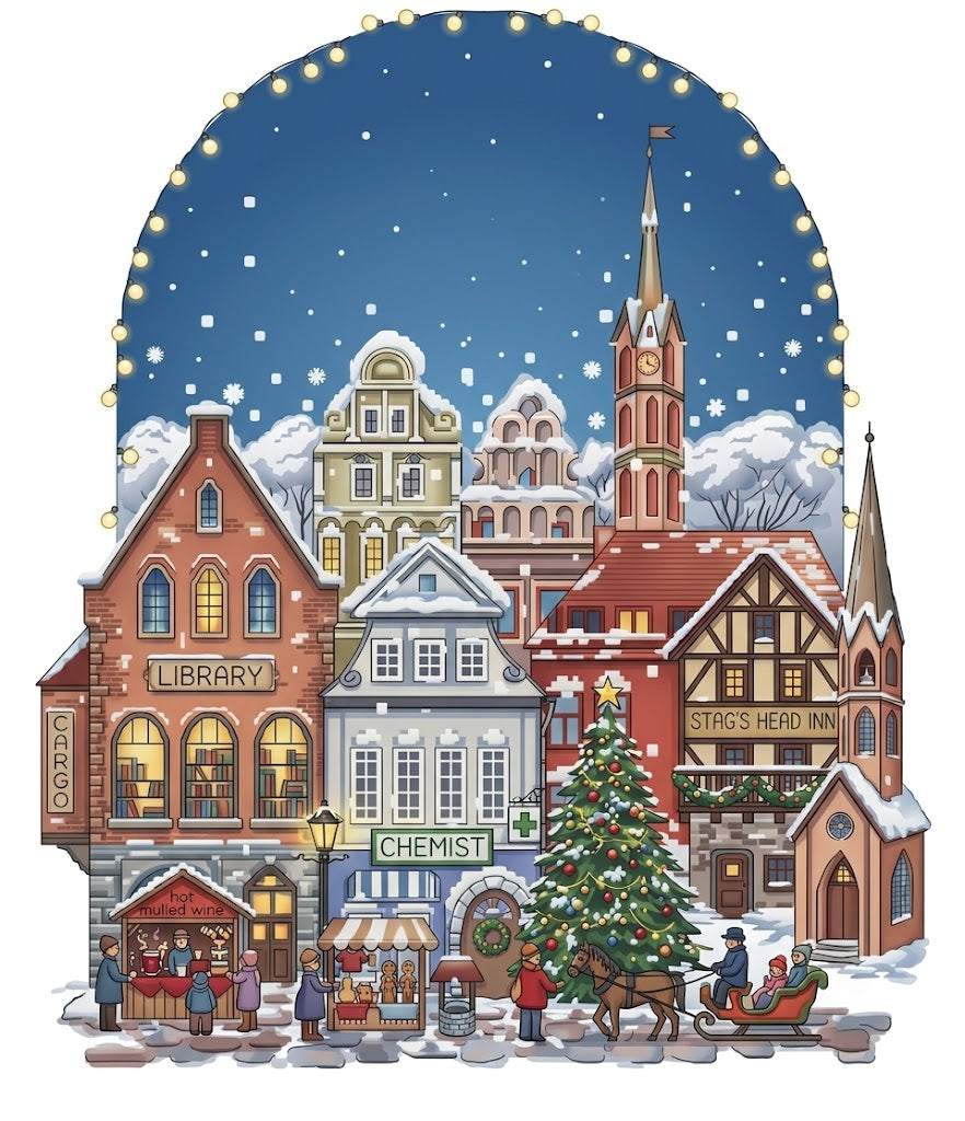 Winter Homeland Cross Stitch Pattern