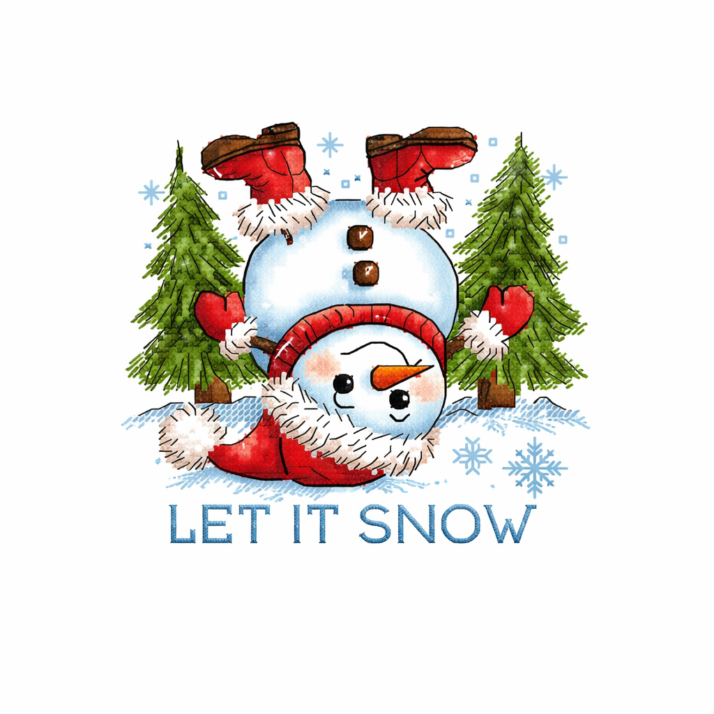 Let It Snow 4 Cross Stitch Pattern