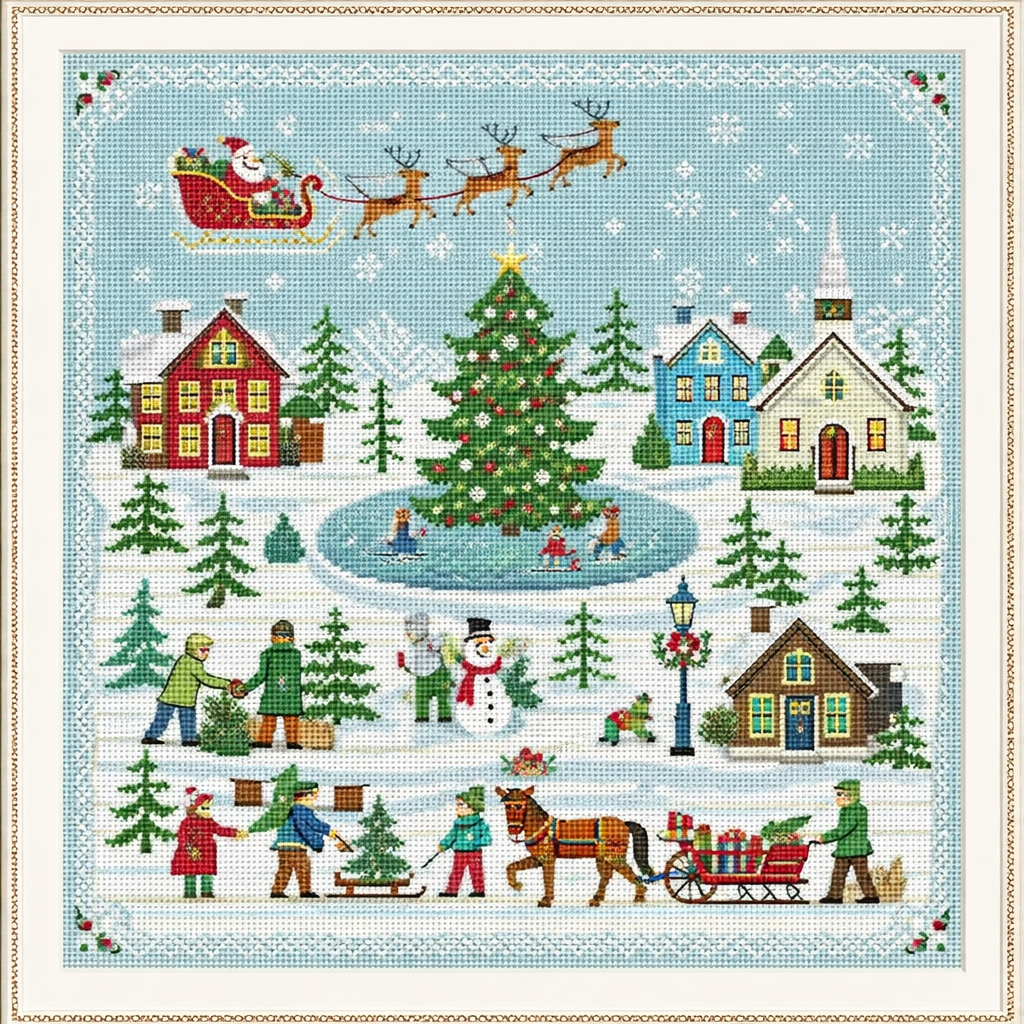 Winter Is Here Cross Stitch Pattern