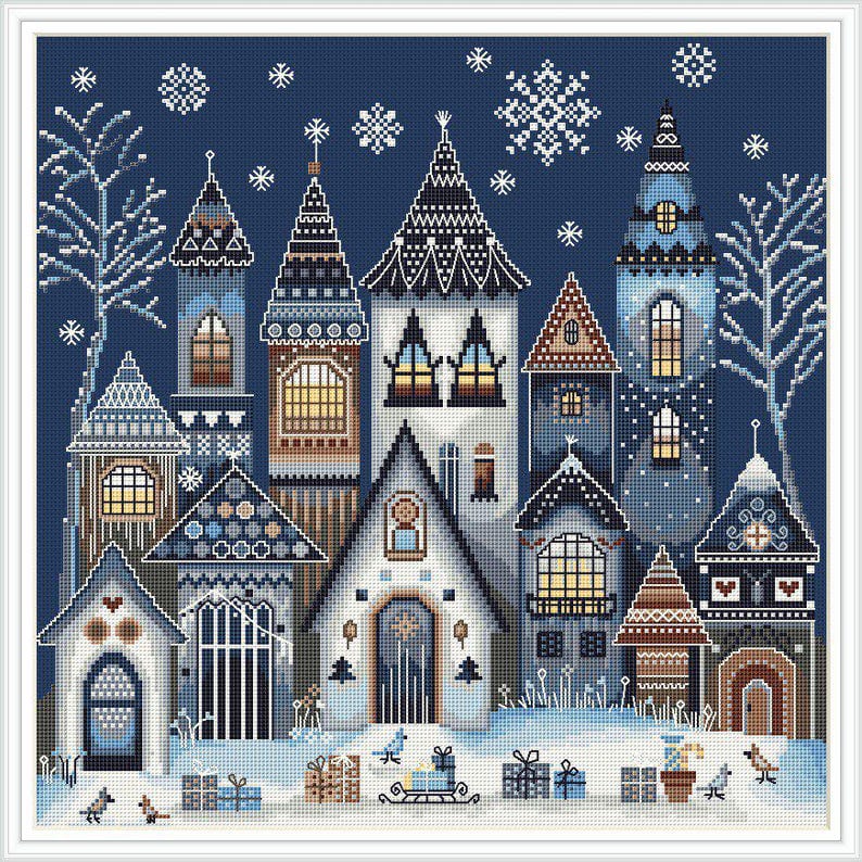 Winter Days Cross Stitch Pattern