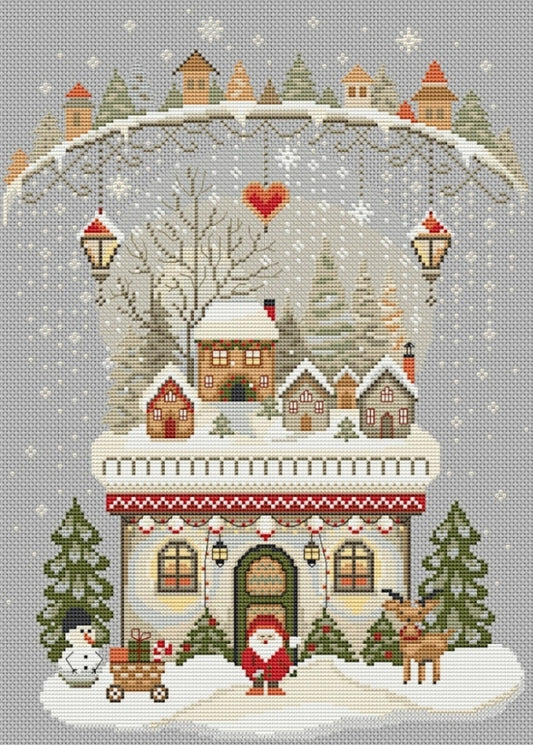 Hello Christmas 4 Cross Stitch Pattern