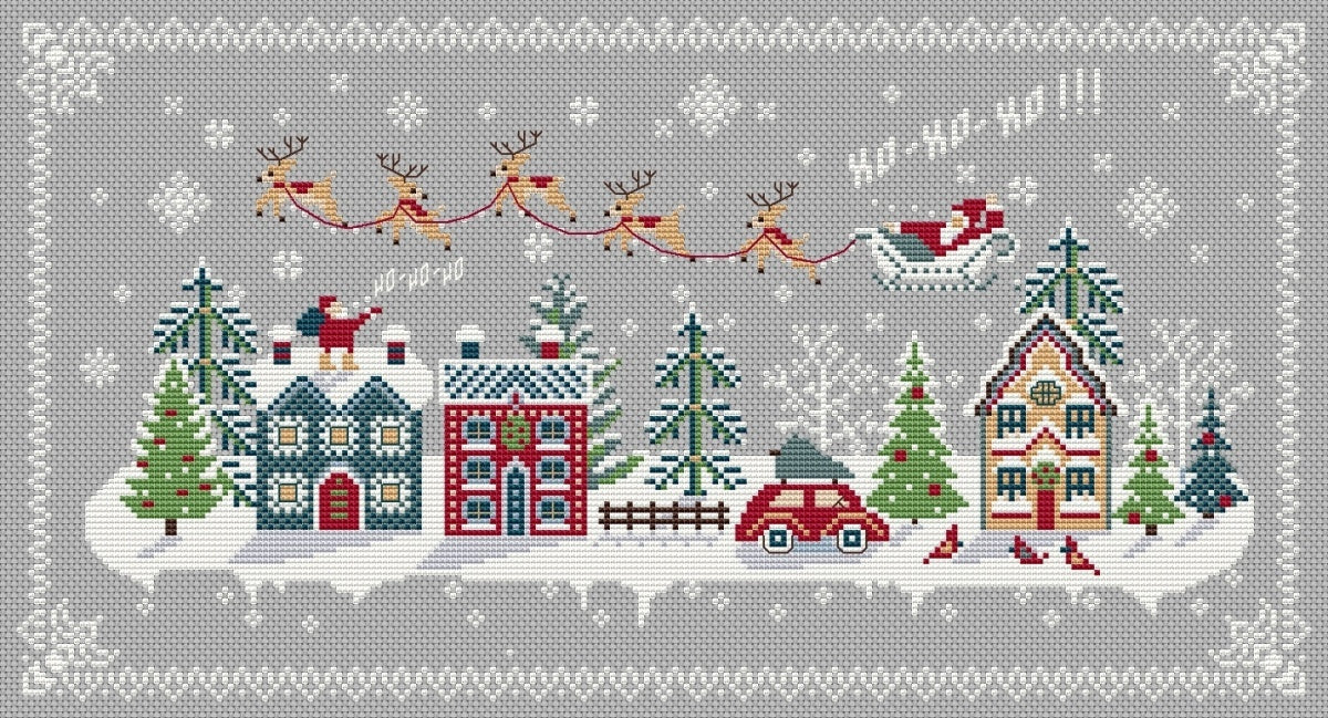 Ho Ho Ho Christmas 2 Cross Stitch Pattern
