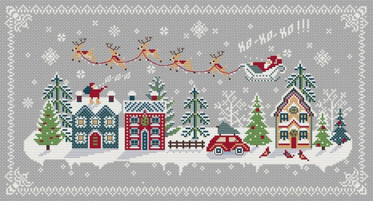 Ho Ho Ho Christmas 2 Cross Stitch Pattern