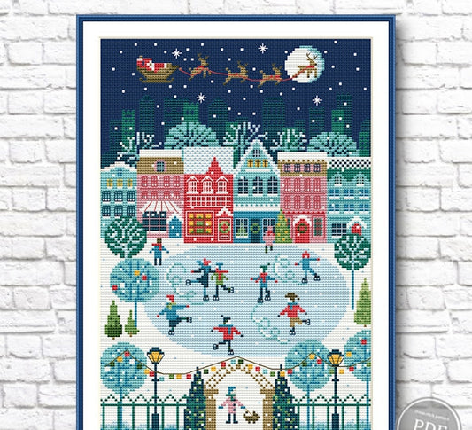 Christmas Celebration 1 Cross Stitch Pattern