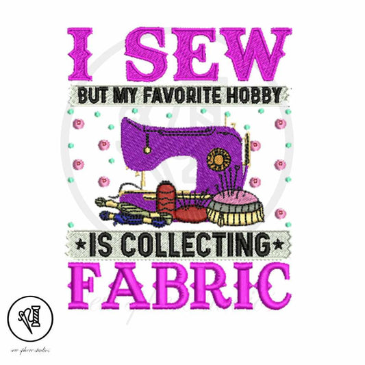 Favorite Hobby Embroidery Design