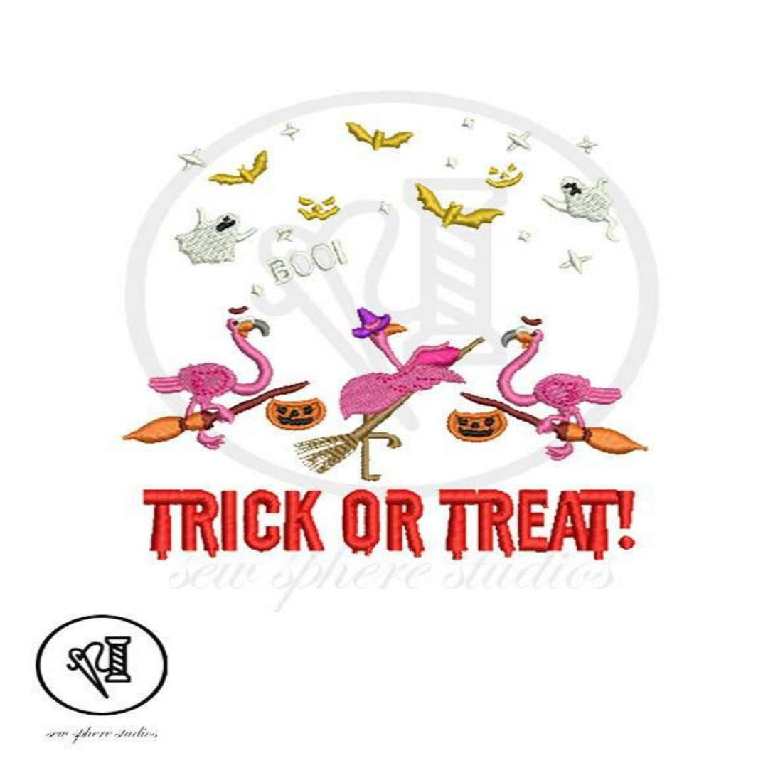 Trick Or Treat Embroidery Design