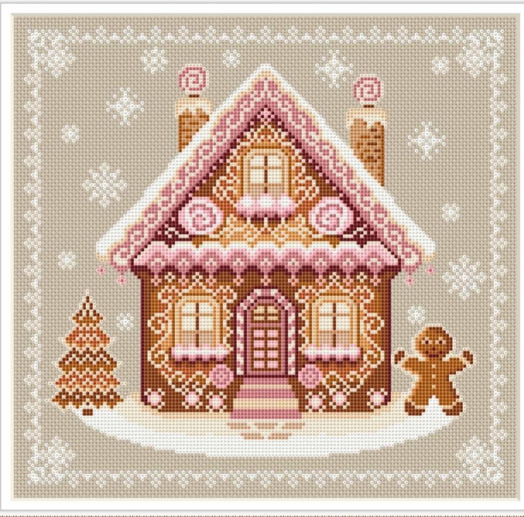Snow House 3 Cross Stitch Pattern