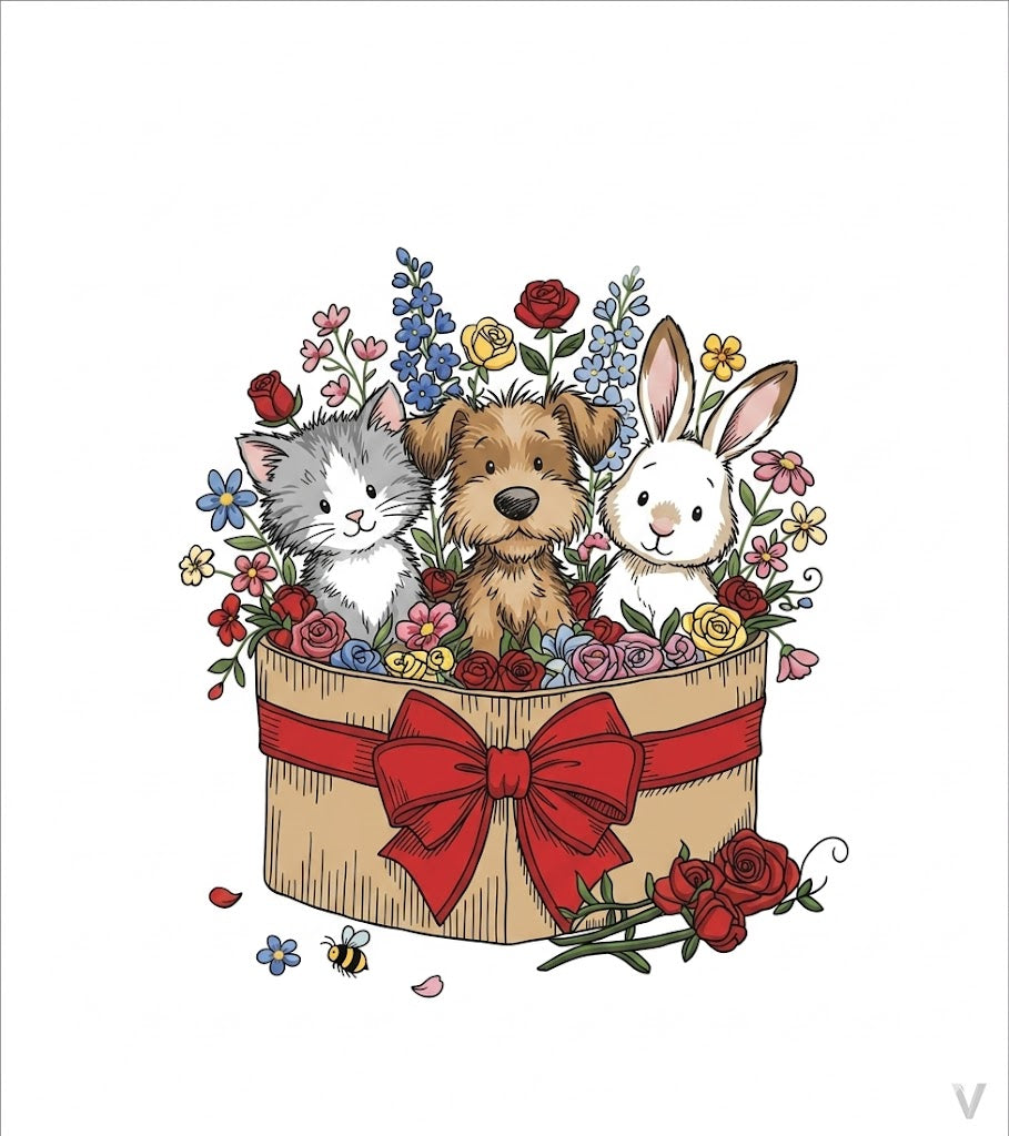 Blossom Buddies Cross Stitch Pattern