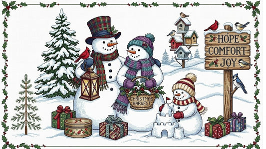 Winter Of Joy Cross Stitch Pattern