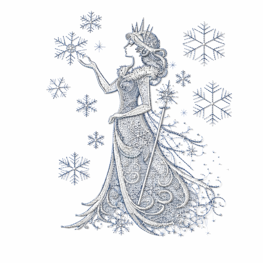 Winter Bellerina Cross Stitch Pattern